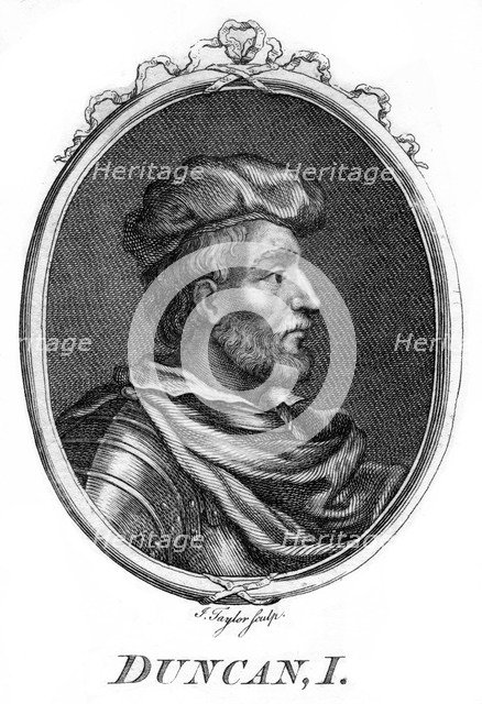 Duncan I, King of Scotland.Artist: Taylor