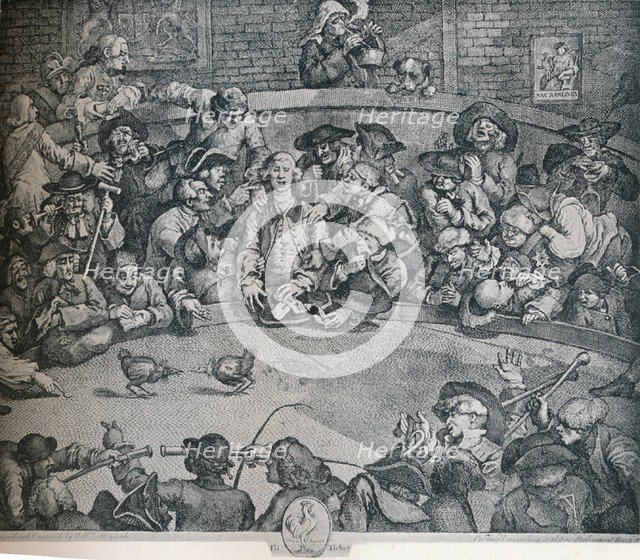 The Cock Pit, c1840, (1917). Artist: George Presbury