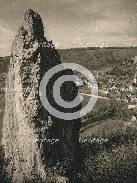 'View of Baubeuren', 1931. Artist: Kurt Hielscher.