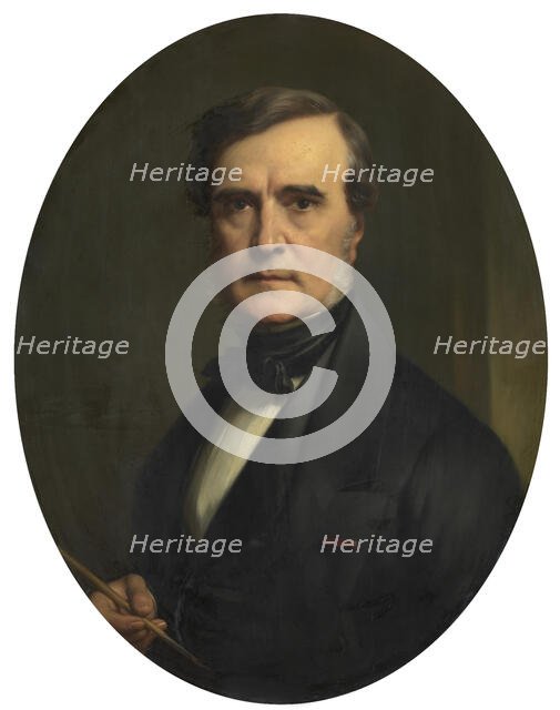 Self Portrait, 1861. Creator: Antoon Van Ijsendijck.