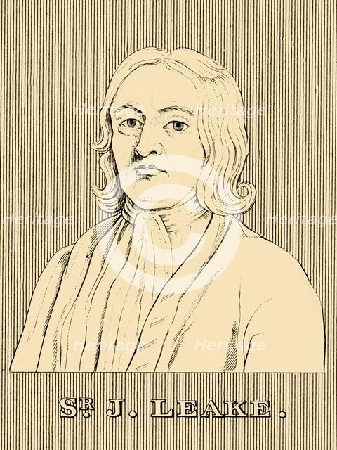 'Sir J Leake', (1656-1720), 1830. Creator: Unknown.