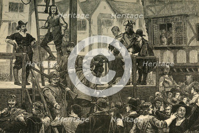 'Execution of Tomkins and Challoner', (1897).  Creator: Unknown.