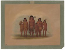 A Connibo Indian Family, 1854/1869. Creator: George Catlin.