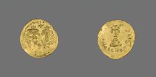 Solidus (Coin) of Heraclius and Heraclius Constantine, 629-632. Creator: Unknown.