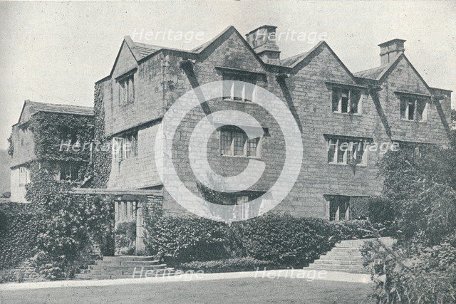 'Eyam Hall, Derbyshire', c1907. Artist: Leonard Willoughby.