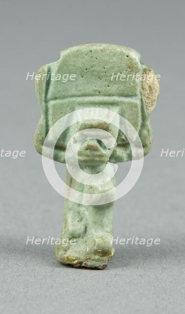 Amulet of the God Shu, Egypt, Late Period (664-332 BCE). Creator: Unknown.