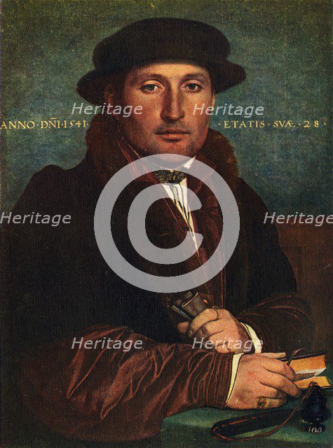 'Portrait of a Man', 1541, (1909). Artist: Hans Holbein the Younger.