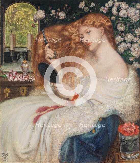 Lady Lilith, 1867. Creators: Dante Gabriel Rossetti, Henry Treffry Dunn.