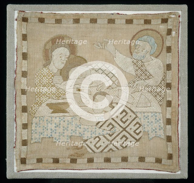 Part of an Antependium (Depicting The Last Supper), Germany, 1300/10. Creator: Unknown.