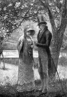 Her First Offer, by E. F. Brewtnall, 1881. Creator: W. I. Mosses.