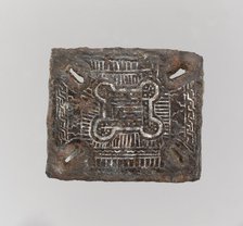 Backplate of a Belt Buckle, Frankish, 7th century. Creator: Unknown.