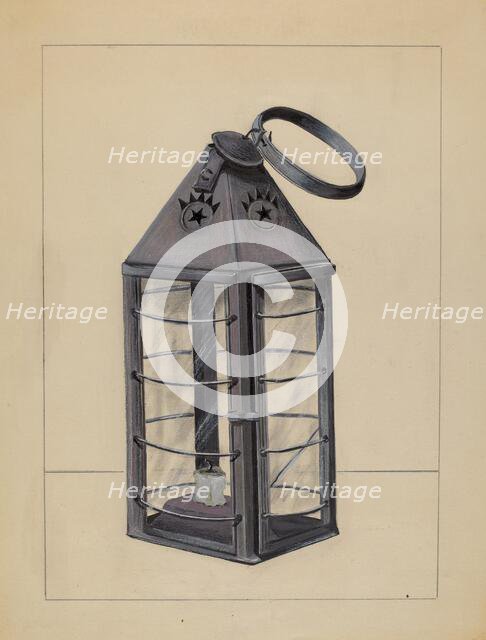 Lantern, 1936. Creator: Holger Hansen.