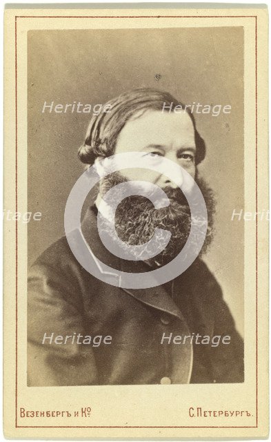 Portrait of Yuri Fyodorovich Samarin (1819-1876), 1860s.