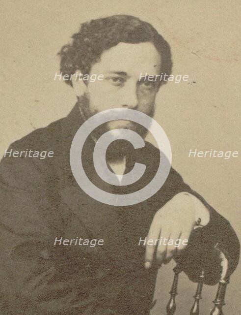 Portrait of the composer Émile Durand (1830-1903), 1860. Creator: Photo studio N. Robe.