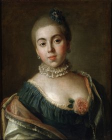 'Portrait of Countess Anna Golitsyna, Baroness Stroganova', 1759.  Artist: Pietro Rotari
