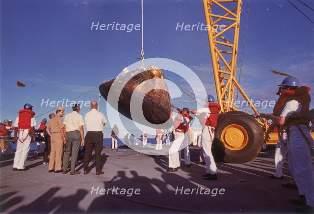 The Apollo 10 Command Module (Capsule), 26 May 1969. Artist: Unknown