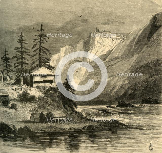 'Middle Block-house, Cascades', 1872. Creator: Robert Swain Gifford.