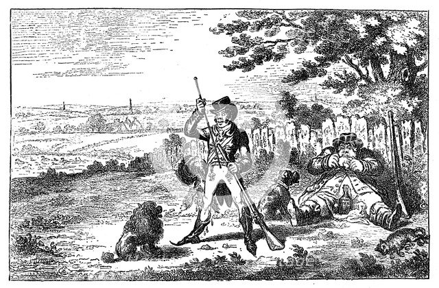 'Cockney Sportsmen Recharging', 1800. Artist: Unknown