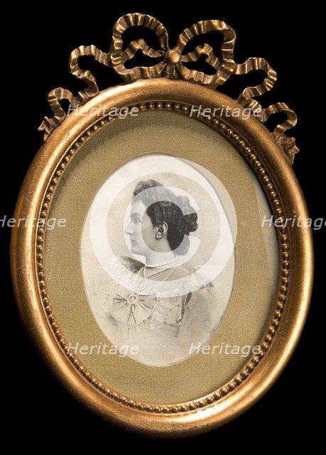 Portrait of Grand Duchess Militza Nikolaevna of Russia (1866-1951).