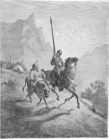 Illustration to the book "Don Quixote de la Mancha" by M. de Cervantes, 1863.  Creator: Doré, Gustave (1832-1883).