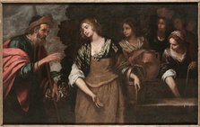 Rebecca at the Well. Creator: De Ferrari, Giovanni Andrea (1598-1669).