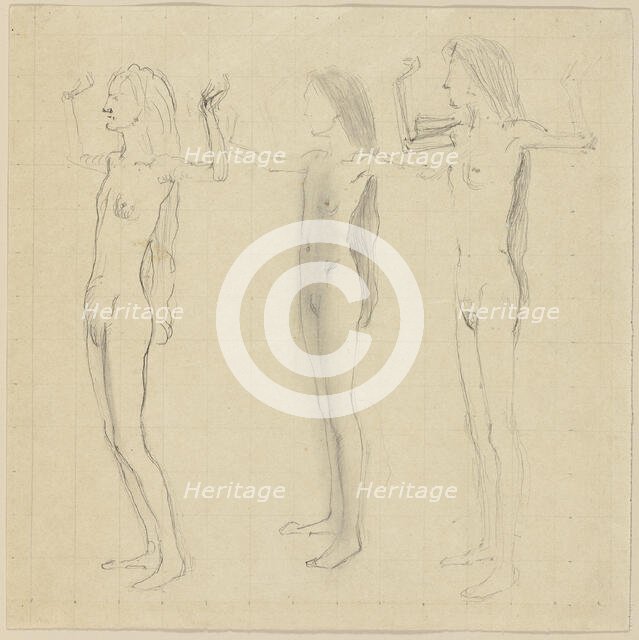 Study for Day (Truth), 1896/98. Creator: Ferdinand Hodler.