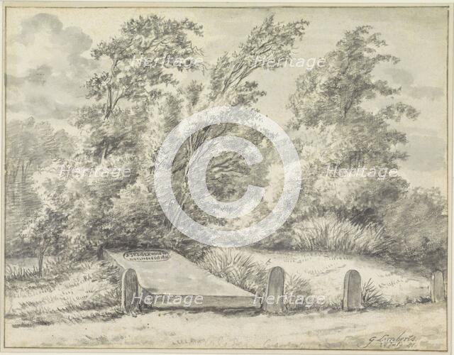 Grave of Johannes Jelgerhuis Rienksz., 1841. Creator: Gerrit Lamberts.