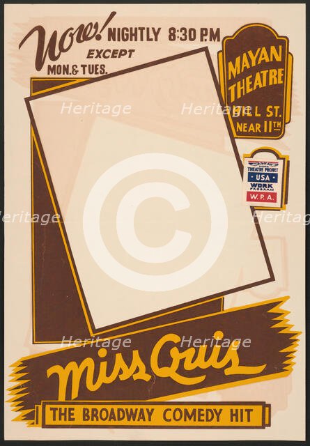 Miss Quis, Los Angeles, 1937. Creator: Unknown.