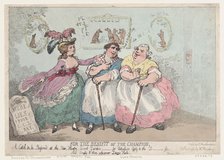 For The Benefit of The Champion, May 20, 1784., May 20, 1784. Creator: Thomas Rowlandson.