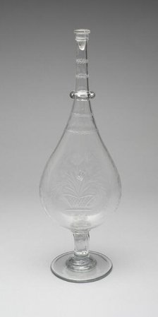 Bottle, 1850/60. Creator: New England Glass Company.