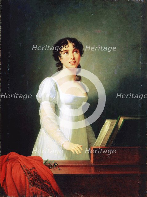 Portrait of the Italian singer Angelika Catalani (1780-1849), 18th century.
