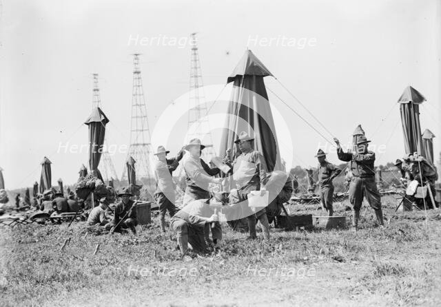 National Guard of D.C. in Camp, 1915. Creator: Harris & Ewing.