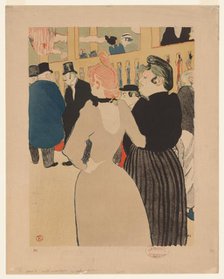 Au Moulin Rouge: The Glutton and Her Sister (La Goulou et sa soeur). Creator: Henri de Toulouse-Lautrec (French, 1864-1901).
