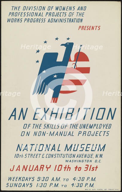 An Exhibition, [193-]. Creator: Unknown.