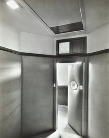 Padded room, Saint Ebba's Hospital, Surrey, 1938. Artist: Unknown.