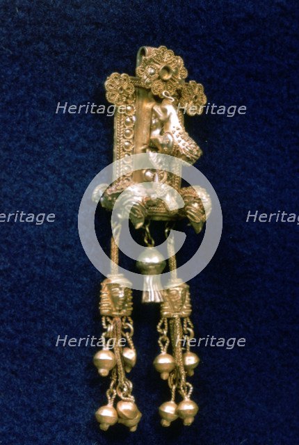 Ancient Greek temple pendant, c630-620 BC. Artist: Unknown