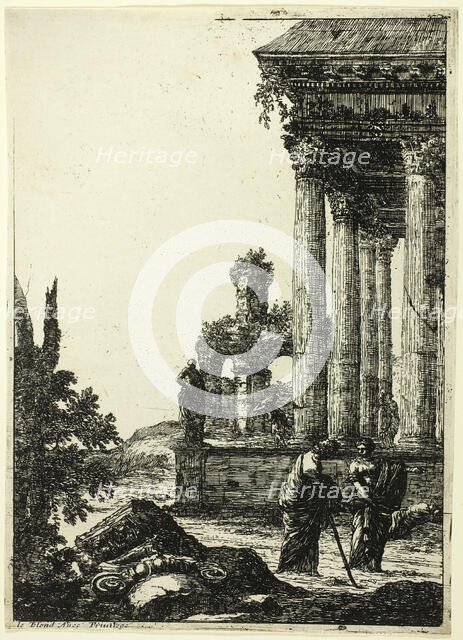 A Young Woman Giving Directions to a Person, n.d. Creator: Jean Lepautre.