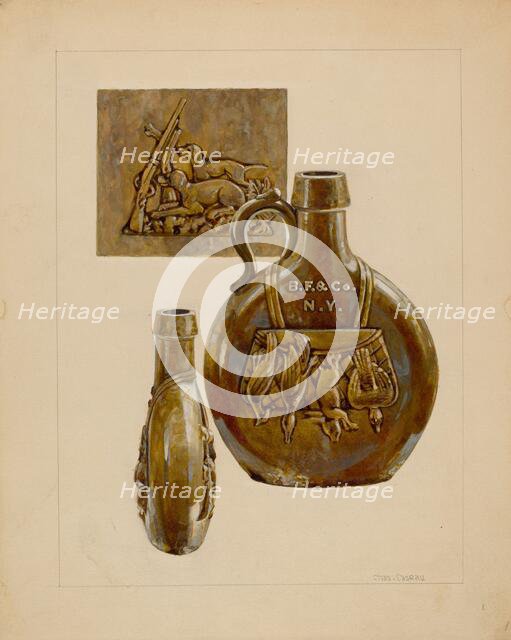 Liquor Bottle, 1937. Creator: Charles Caseau.