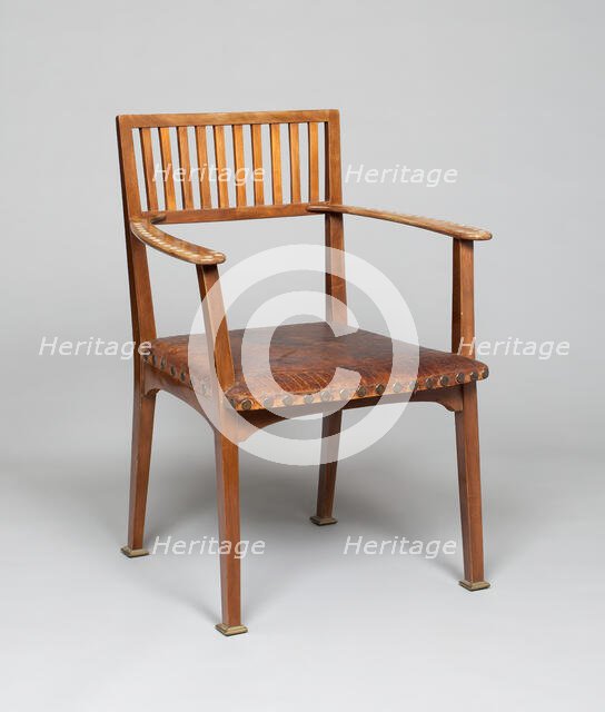 Armchair No. 8, Austria, 1898/99. Creator: Otto Wagner.
