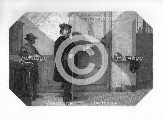 Rembrandt Harmenszoon van Rijn, 17th century Dutch painter, c1870.Artist: CL van Kesteren