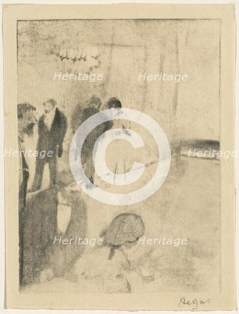 The Green Room, c. 1876/1877. Creator: Edgar Degas.