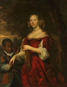 Margaretha van Raephorst (d 1690). Wife of Cornelis Tromp, 1668. Creator: Jan Mytens.