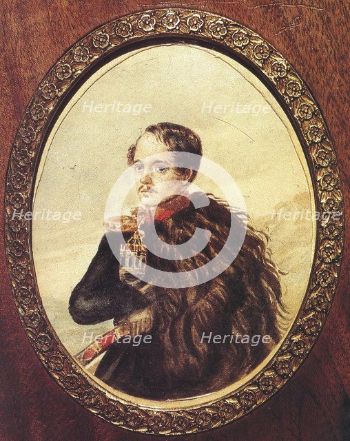 Self-Portrait, 1837. Artist: Lermontov, Mikhail Yuryevich (1814-1841)