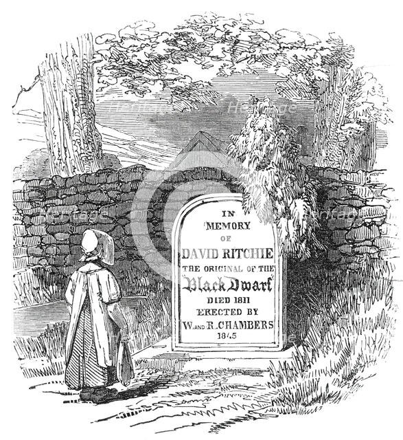 Grave of the Black Dwarf, 1845. Creator: Unknown.