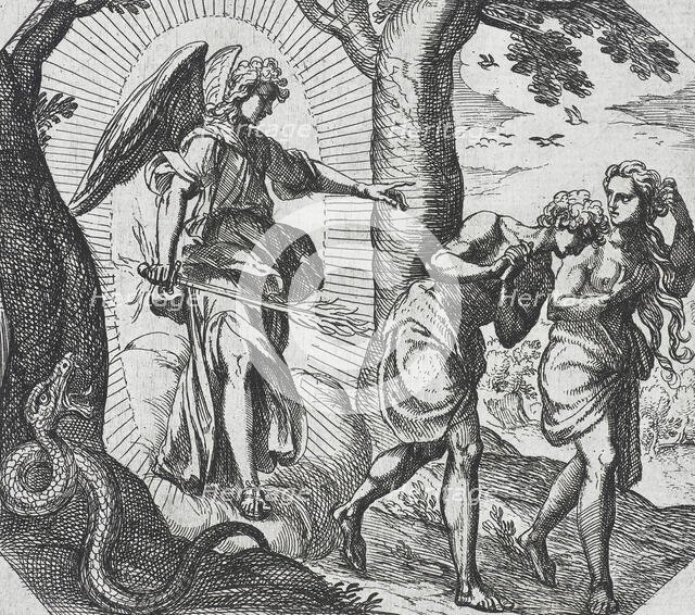 The Expulsion, 16th century. Creator: Antonio Tempesta.