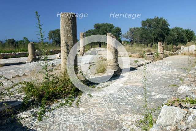 Ruins of the Basilica of Ayia Trias, Famagusta, North Cyprus.