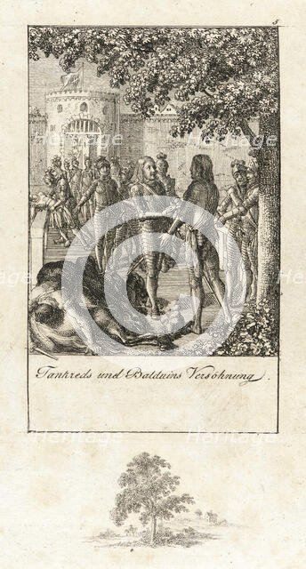 Illustration for 'History of the First Crusades', 1800. Creator: Daniel Nikolaus Chodowiecki.