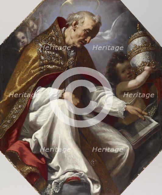 Saint Gregory the Great, c1630. Creator: Jacopo Vignali.