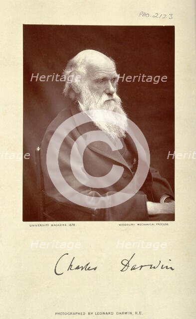 Charles Robert Darwin. Creator: Leonard Darwin.