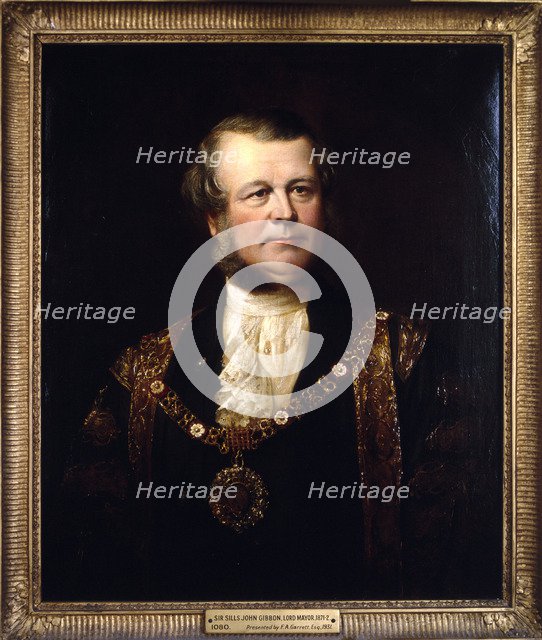 Sir Sills John Gibbons, Lord Mayor 1871. Creator: John Edgar Williams.